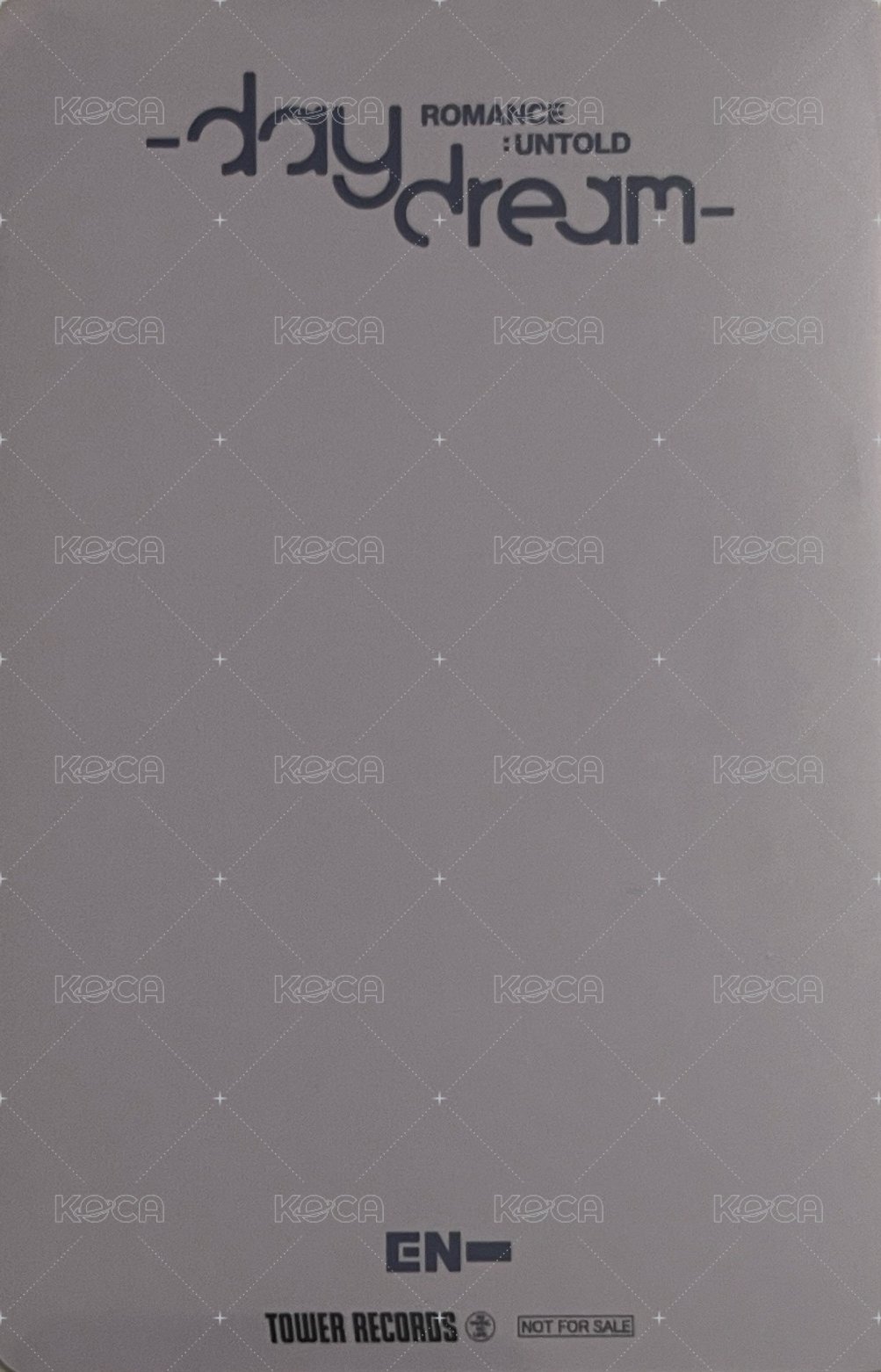 正二後續 塔店 線下 特典卡 塔店 澀谷快閃 背面