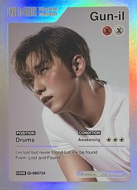 LXVE to DEATH 專輯卡 Trading card