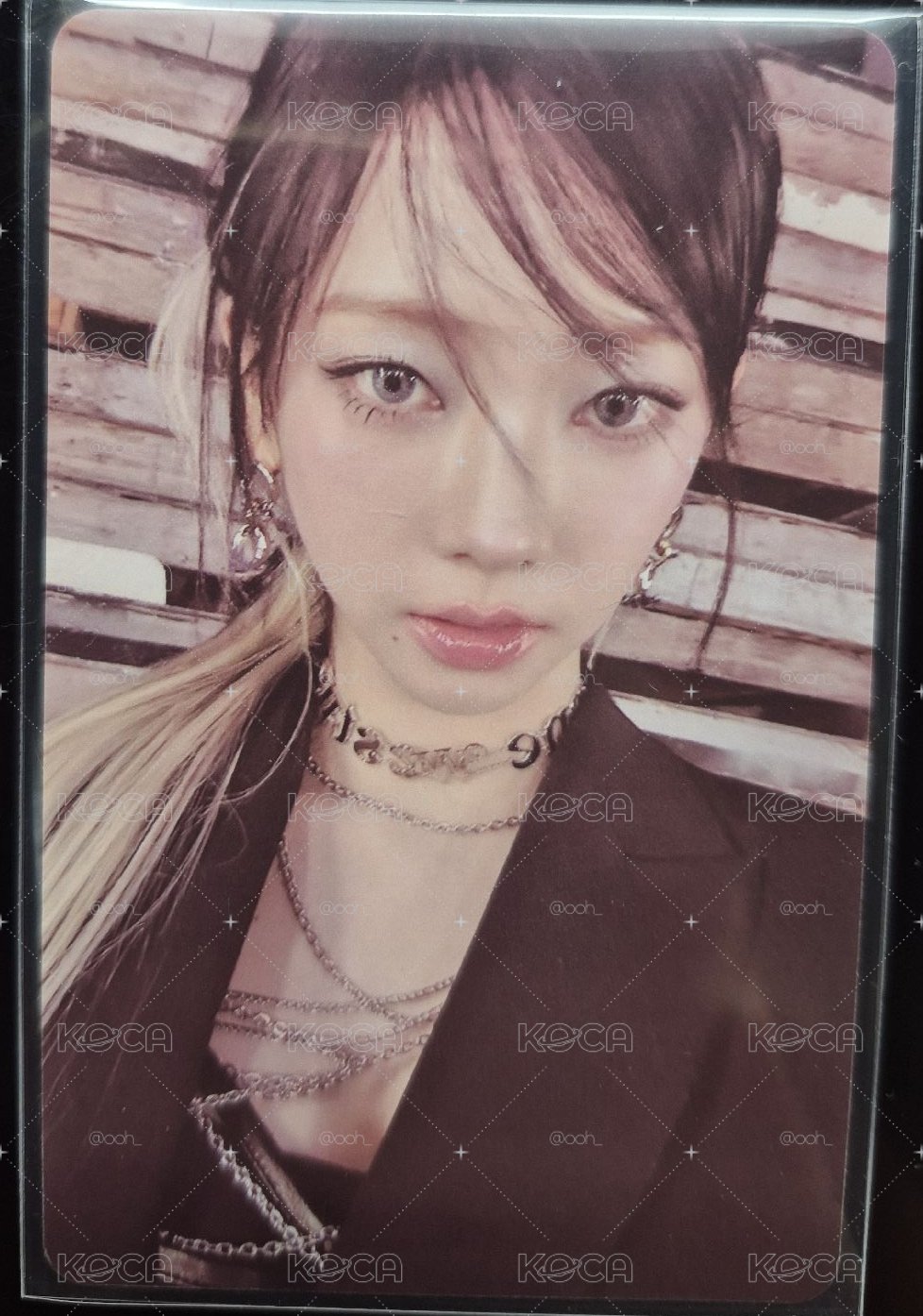 aespa Karina 正規一 kms特典 預售v2柚 中文卡背