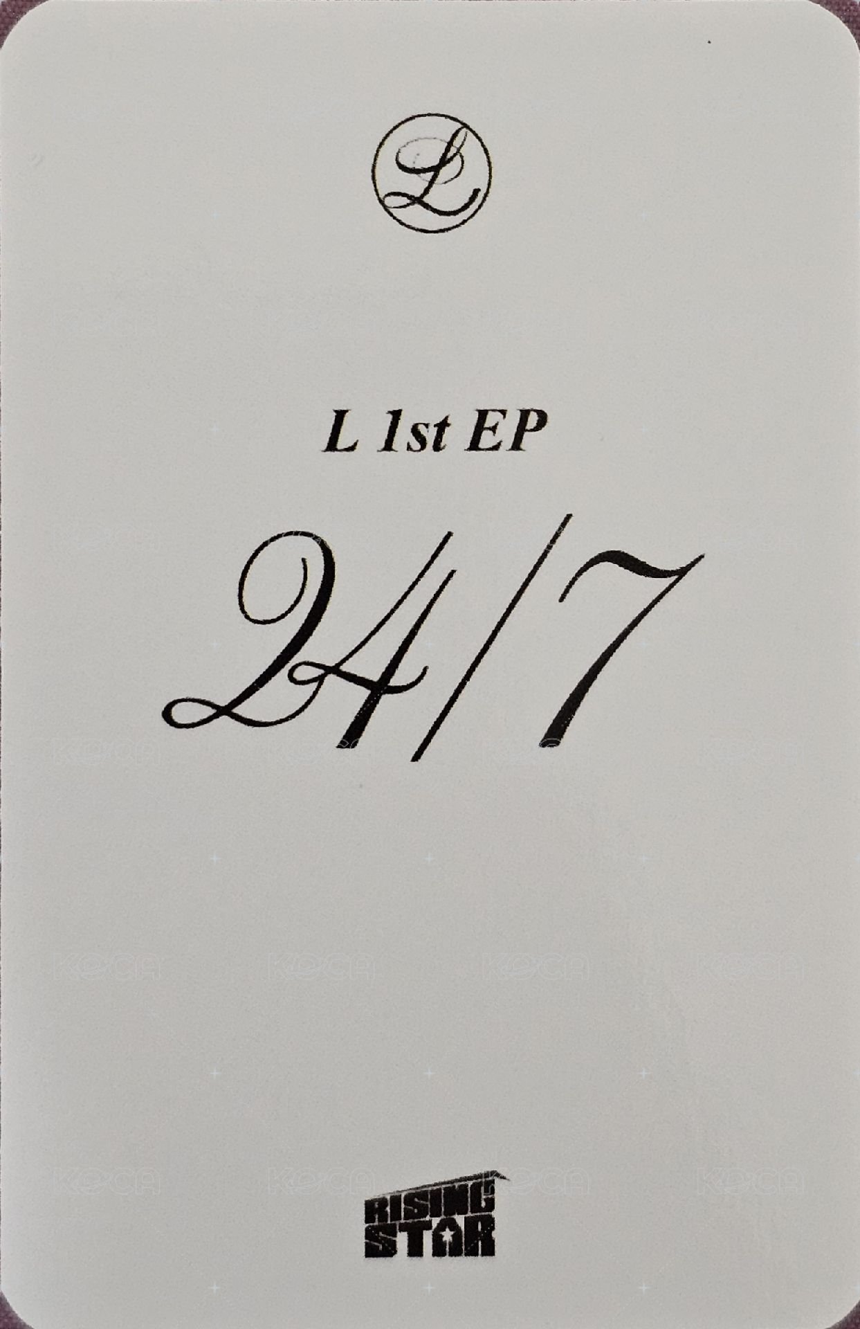 24/7 Rising-star 幸運卡  背面