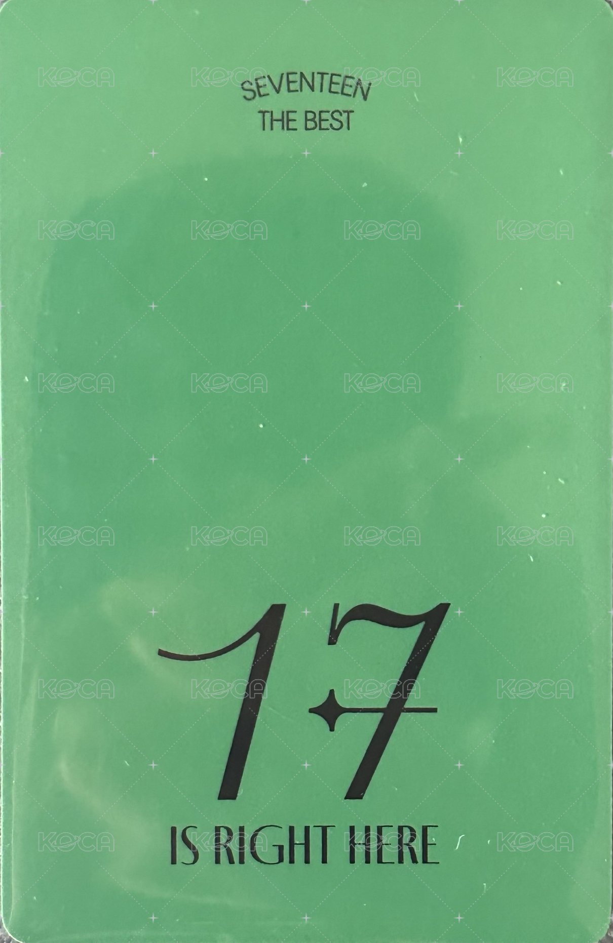 精選專 yzy E 簽售卡  背面