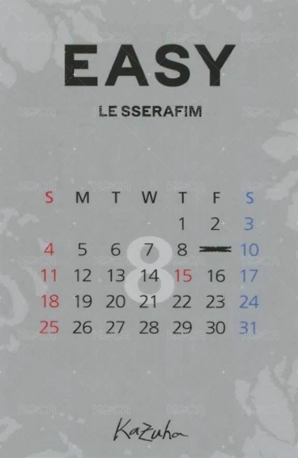 EASY mk 預售 特典卡 生日卡背 背面