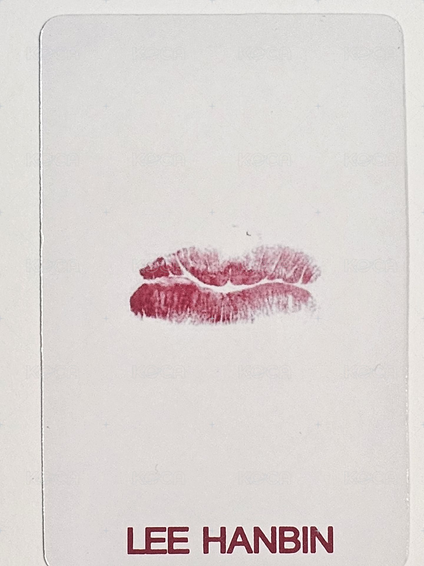 Double0ne Doubleone 專輯卡  背面