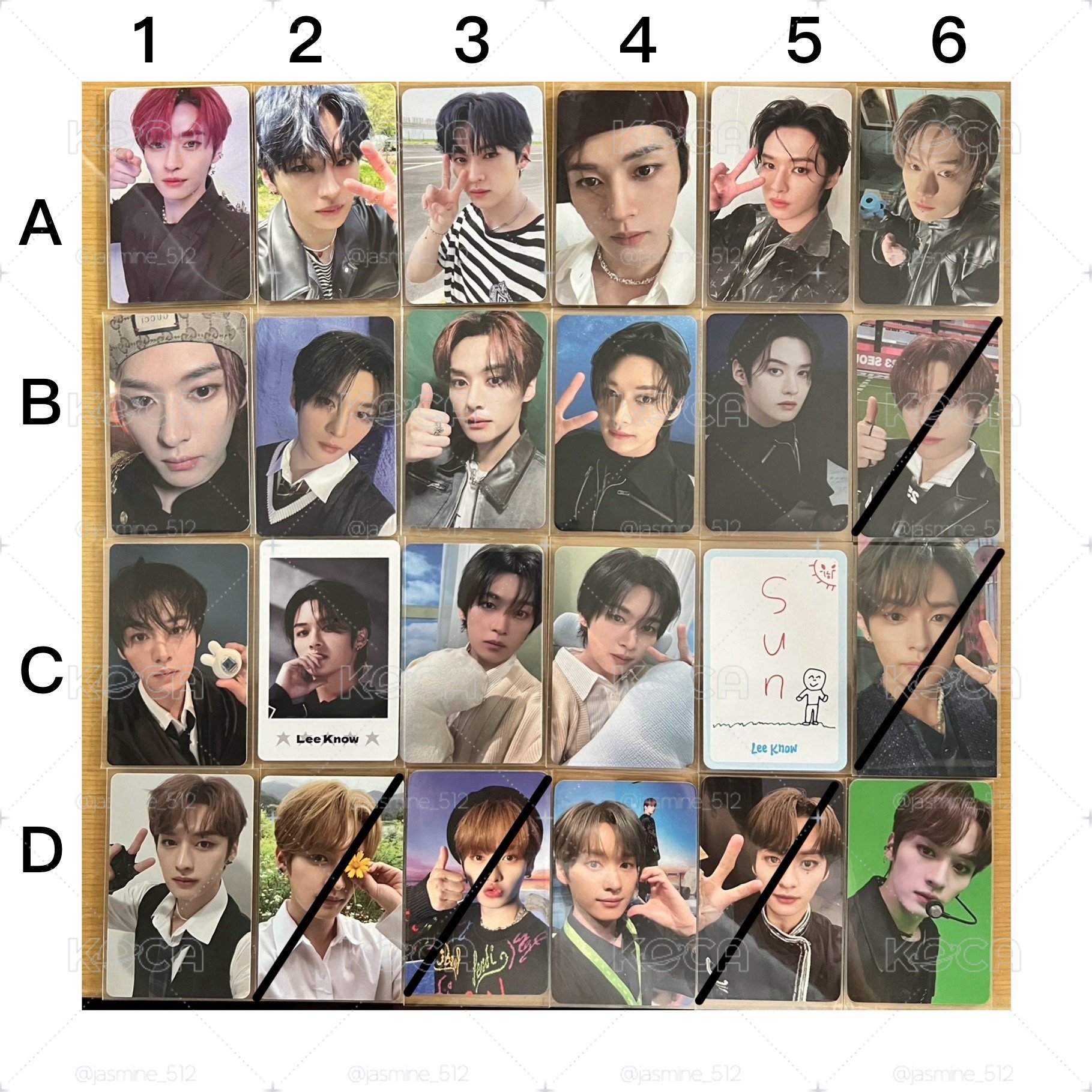 Stray Kids Lee Know 李旻浩小卡3/3