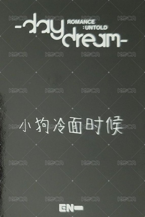 正二後續 yzy 上海簽售 簽售卡 中文卡背 背面