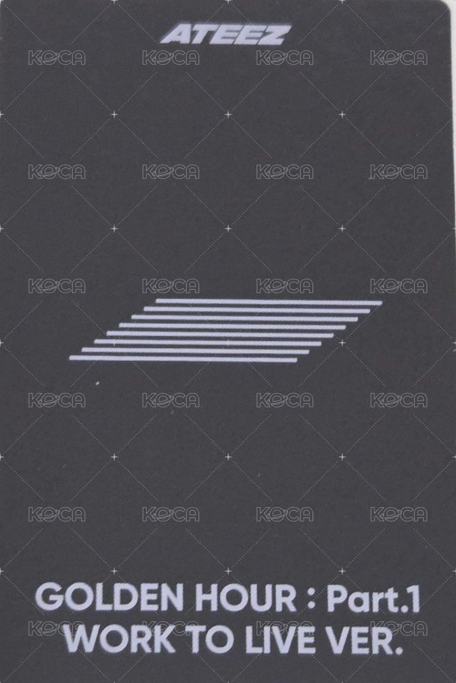 Work to Live 專輯卡  背面