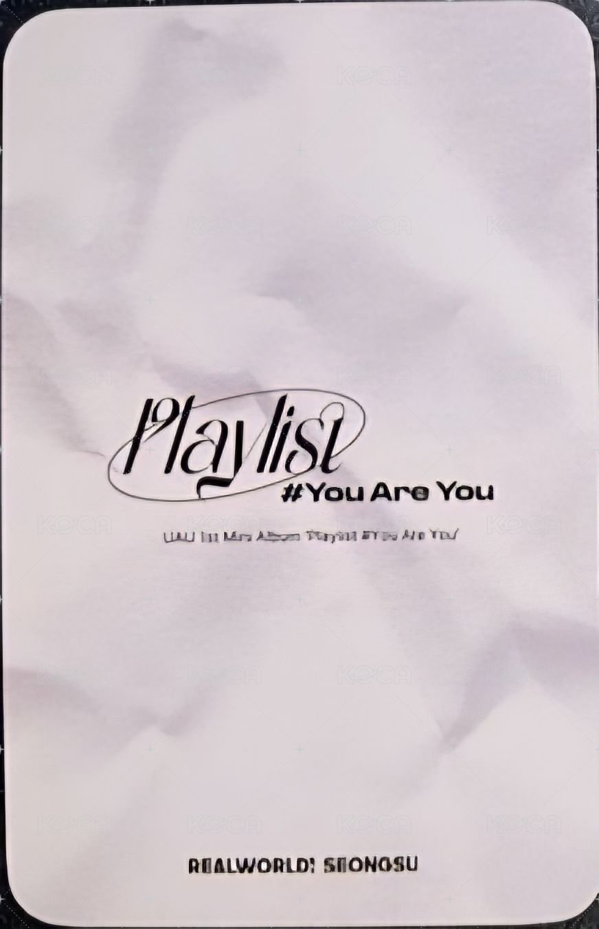 密室逃脫活動 Dreamcatcher KR. 特典卡 糖果戒指 ver. 背面