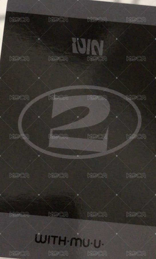 正規二 wm 5.0 特典卡 拍立得 背面