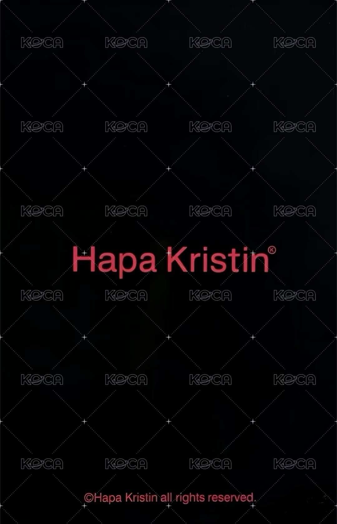 Hapa Kristin 代言卡 4.0 背面