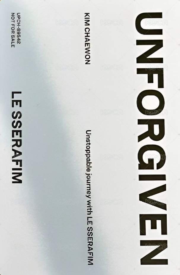 UNFORGIVEN JP 專輯卡 單封 背面