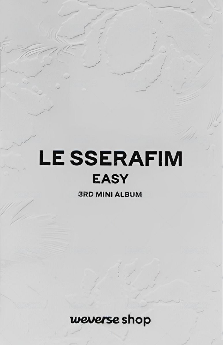 EASY wvs 預售 特典卡  背面