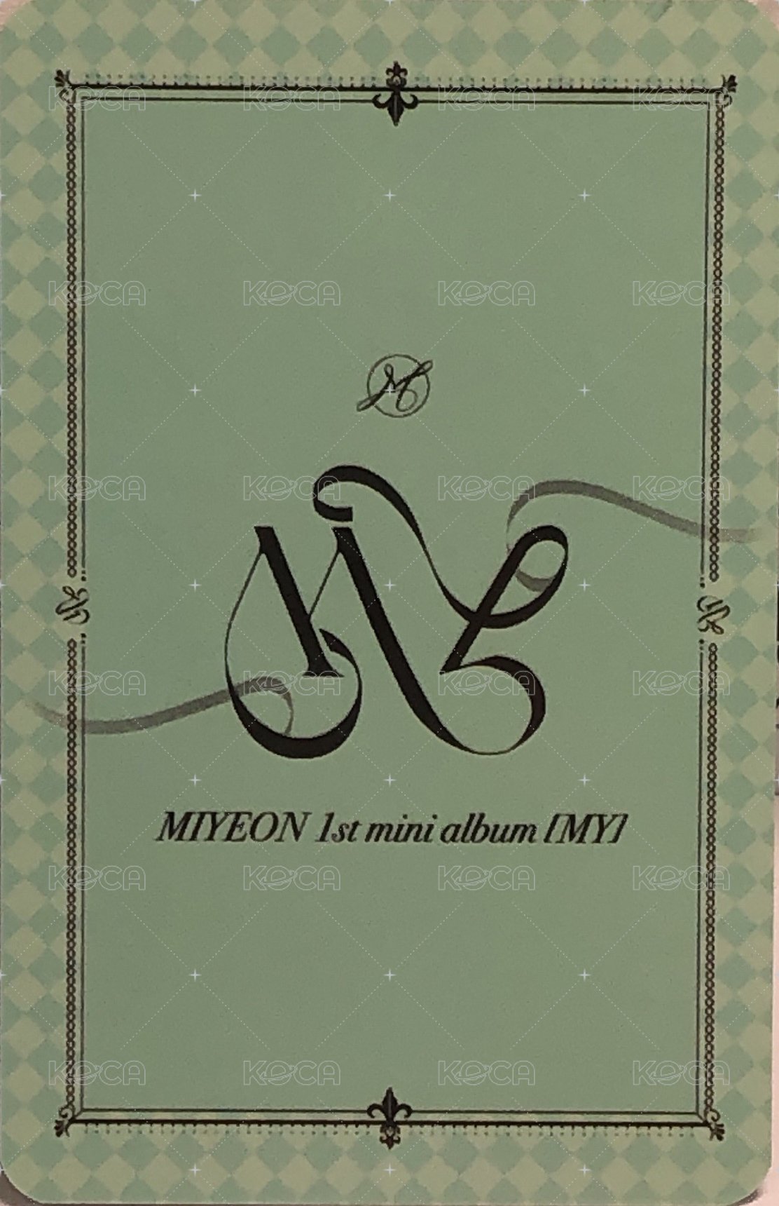 MY wm 幸運卡 頭巾麵 背面