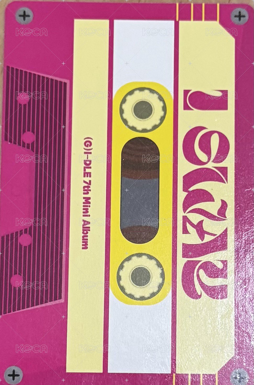 I SWAY 專輯卡  背面