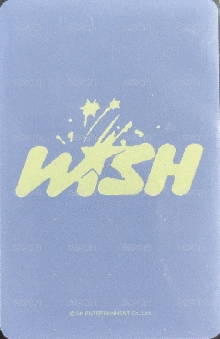 WISH wm 1.0 簽售卡  背面