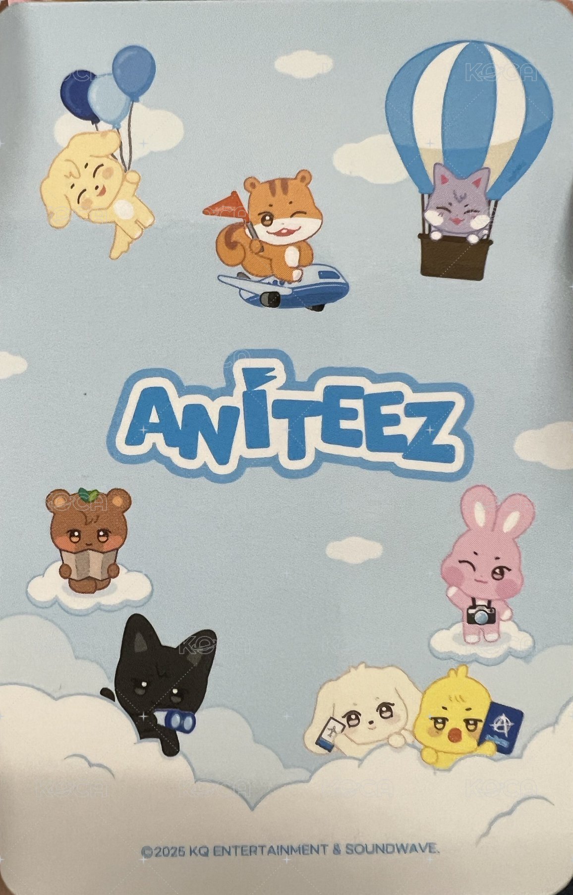 ANITEEZ IN THE CALLING 周邊卡 MINI MULTI CASE 背面