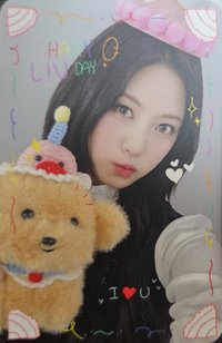Dearest md 3.0中簽 簽售卡 Liv生日卡