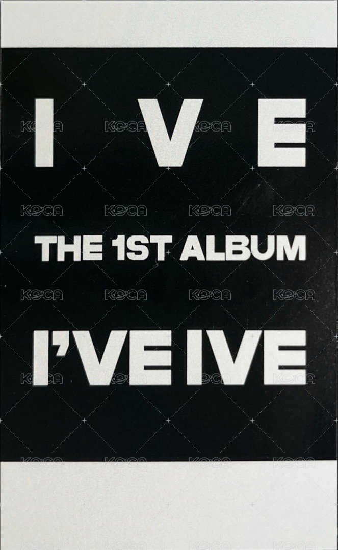 I've IVE sw 幸運卡 I’VE IVE 背面
