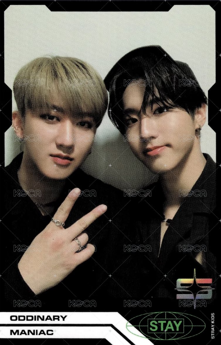 ODDINARY 專輯卡 黑版雙人卡 正面