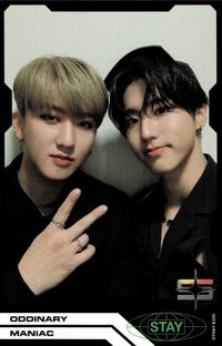 ODDINARY 專輯卡 黑版雙人卡