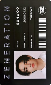 THE BOYZ 2ND WORLD TOUR : ZENERATION – ENCORE 周邊卡 證件卡夾+名牌組