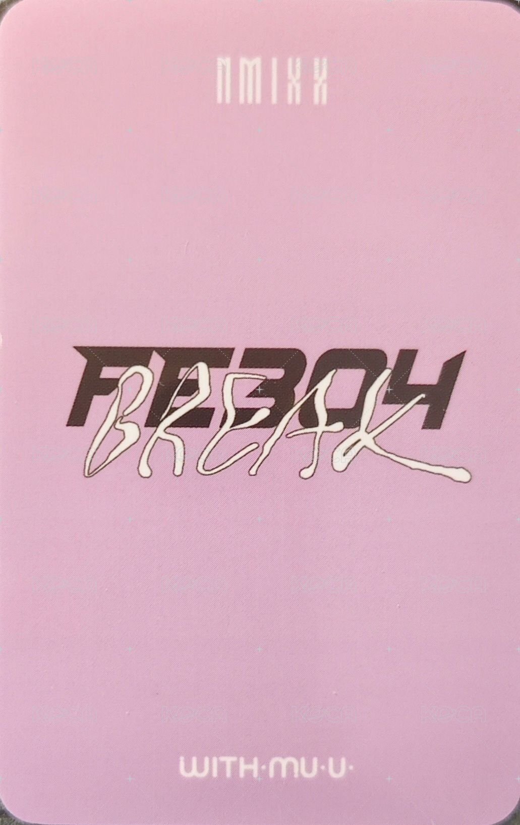 BREAK wm A ver. 幸運卡  背面