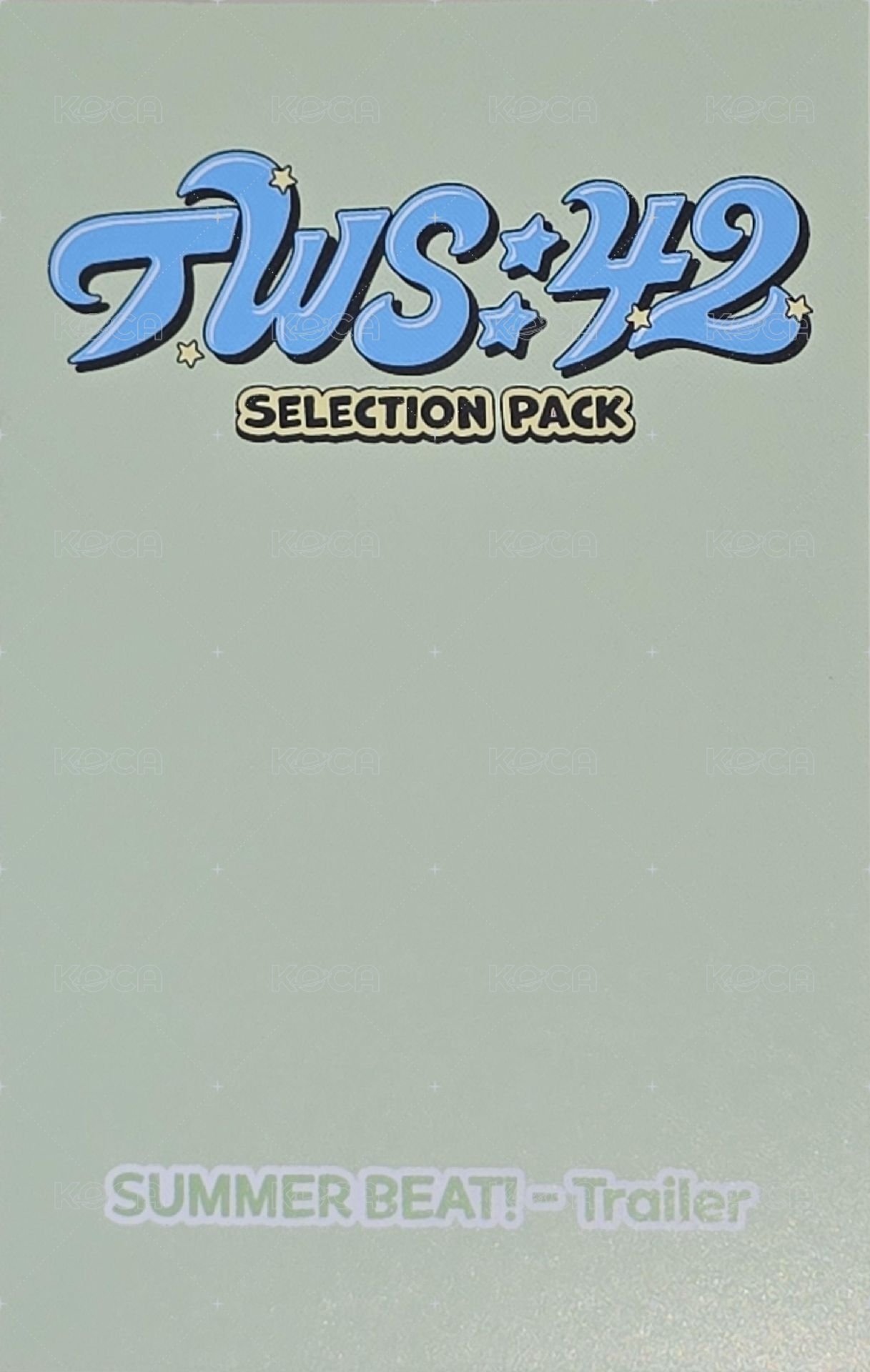 TWS:42 Selection Pack 周邊卡  背面