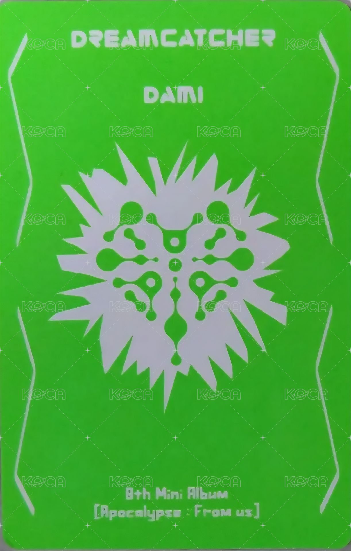 迷你八輯 專輯卡 (限量專專卡) 背面