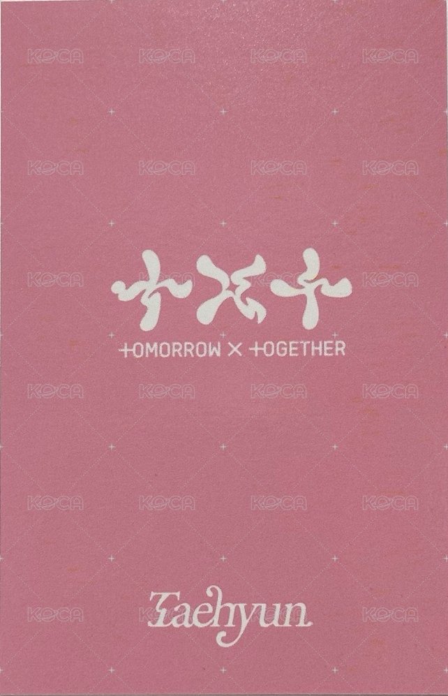 迷五 打歌卡  背面