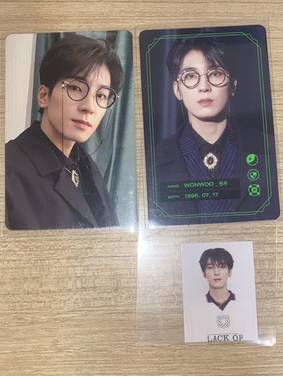 seventeen wonwoo 7期會員禮set 全圓佑