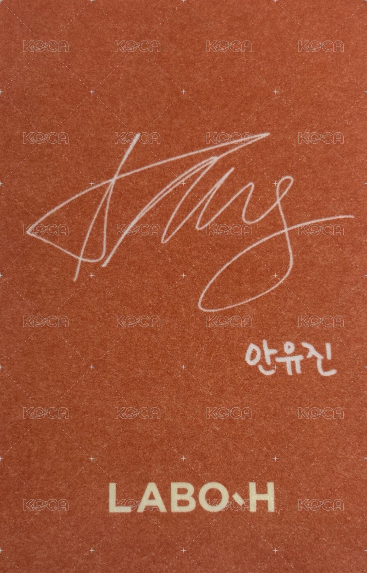 代言卡 LABO-H 背面