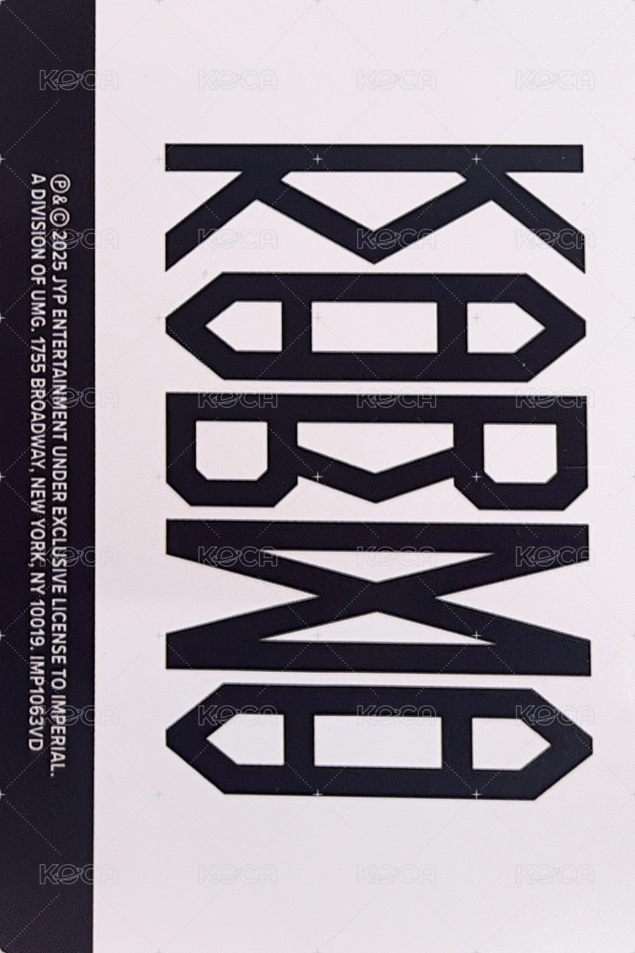 KARMA 專輯卡 黑膠黑版 GRAPHITE VINYL 背面