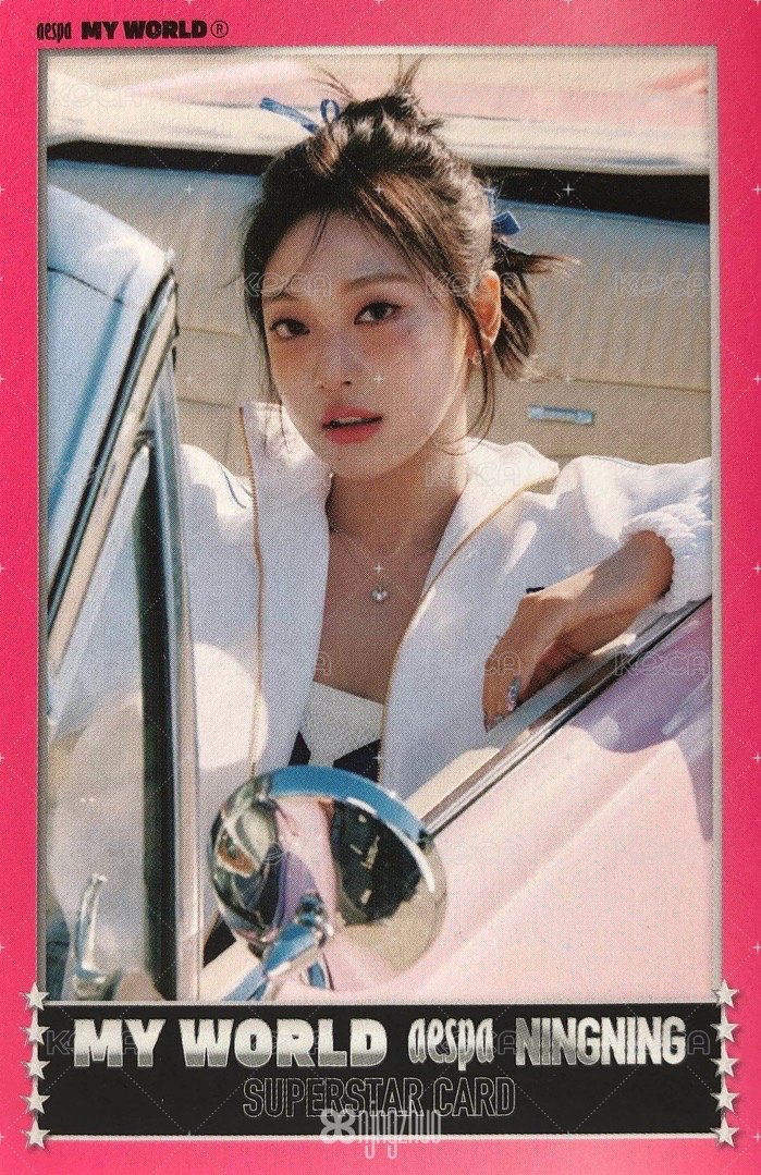 MY WORLD 專輯卡 zine spicy寧 正面