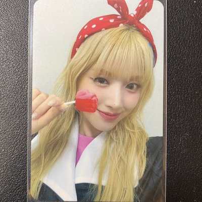 NMIXX Jiwoo ms特典卡 制服友一組