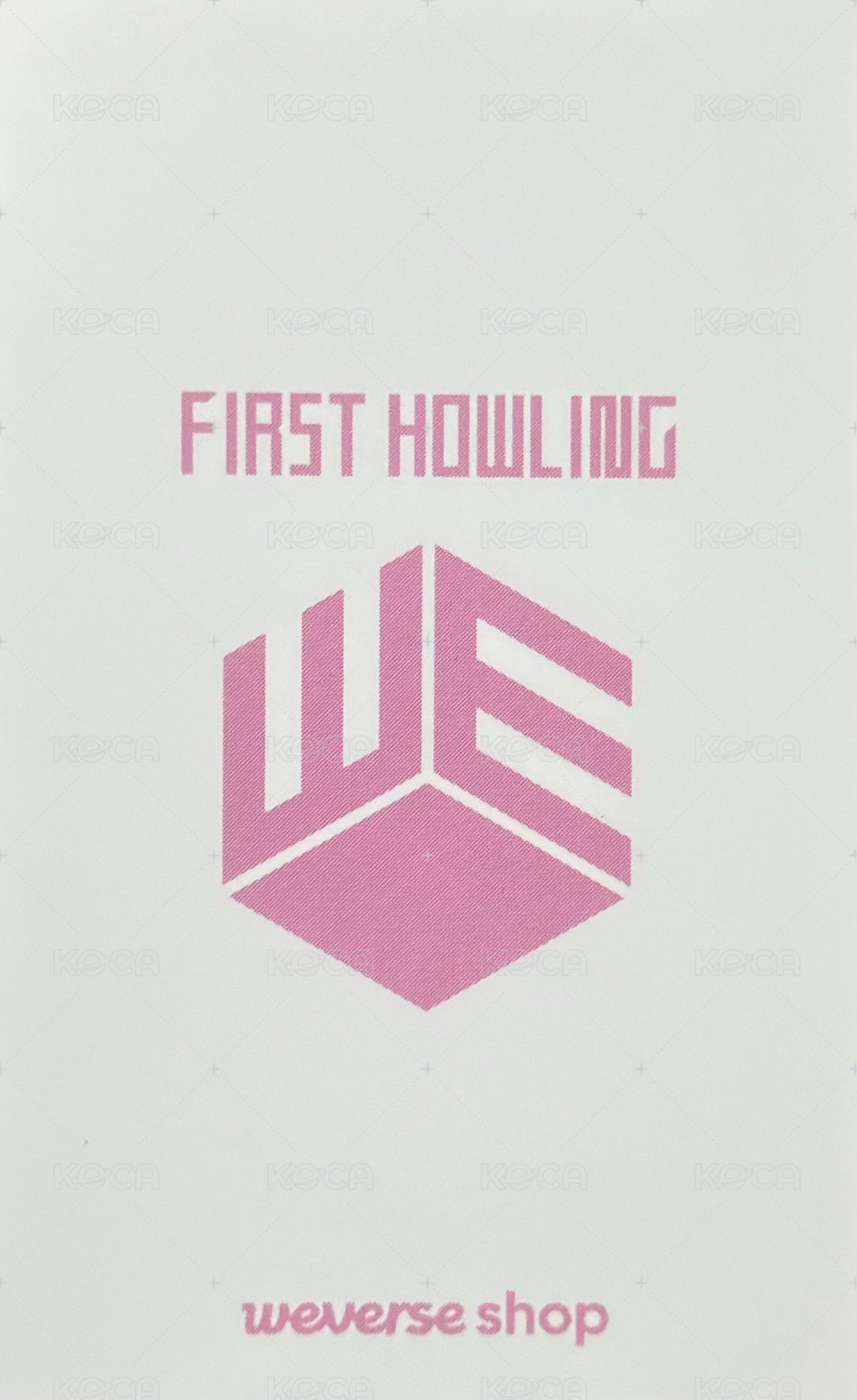 WE wvs 簽售卡  背面