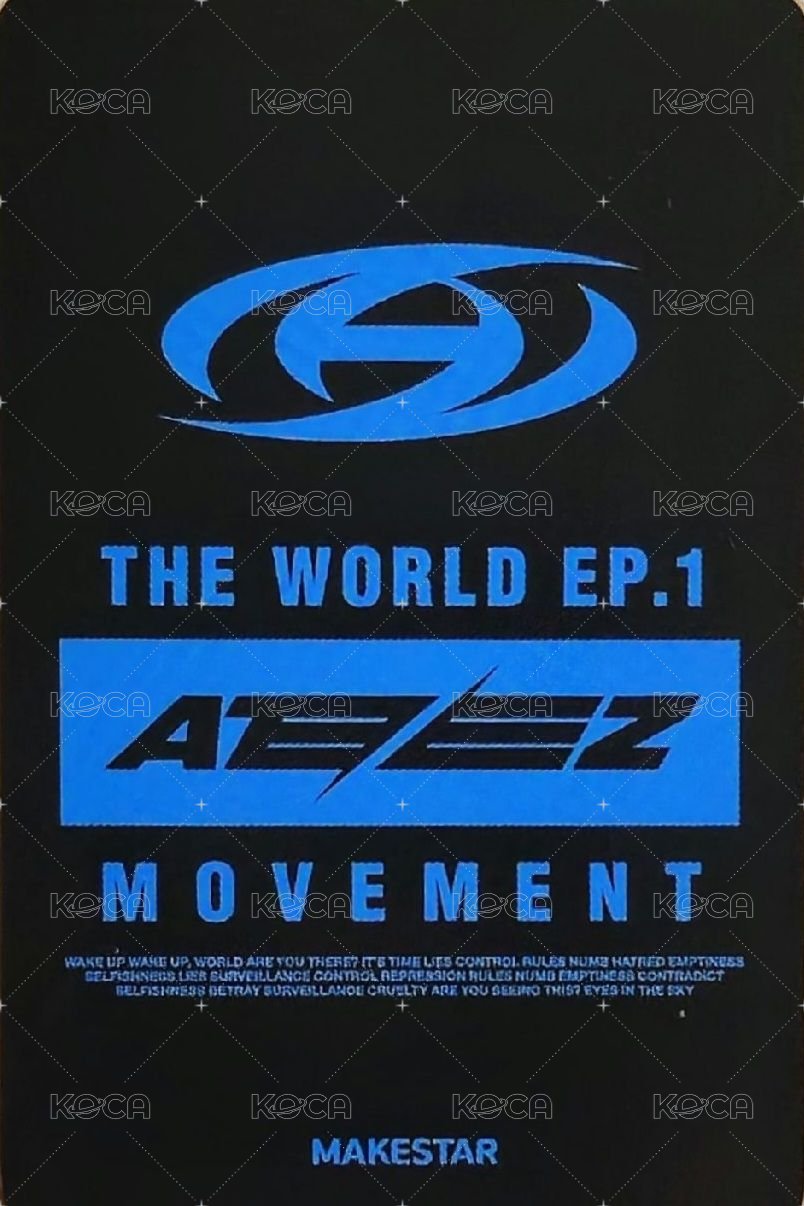 MOVEMENT ms 2.0 線上 簽售卡 Cafe Staff B ver. 背面