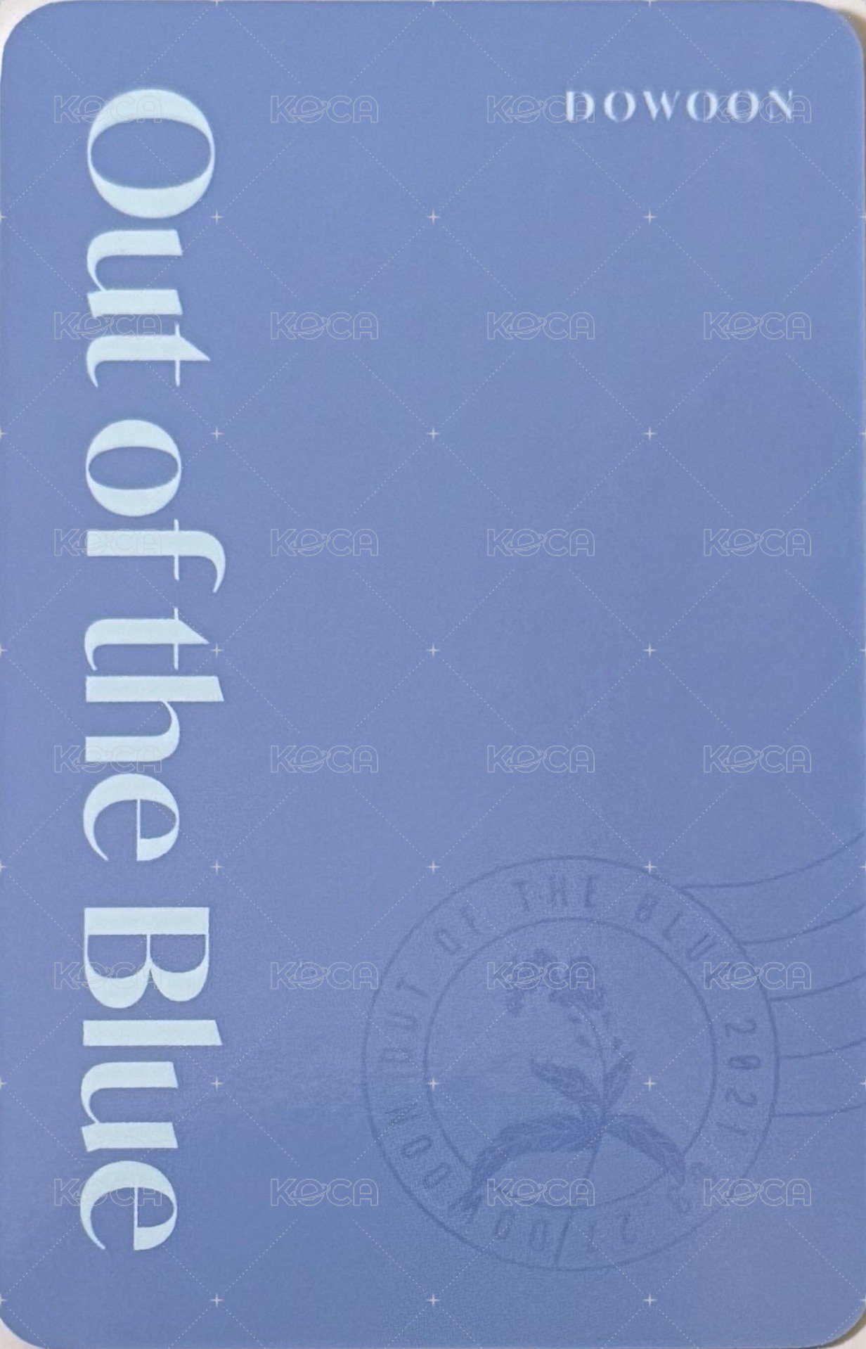 문득 專輯卡  背面