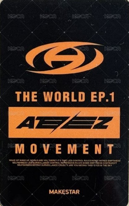 Movement ms 3.0 特典卡  背面