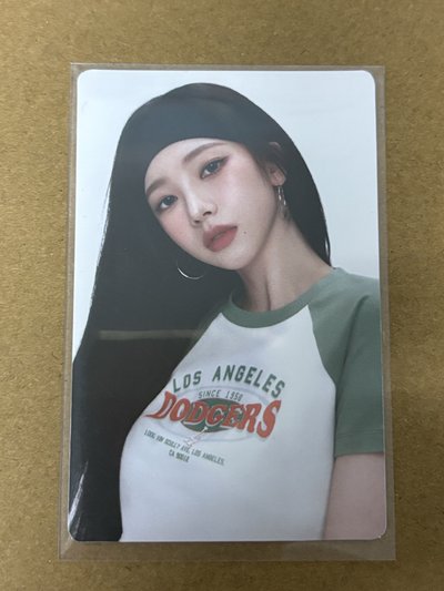aespa Karina 柚子 代言卡 MLB