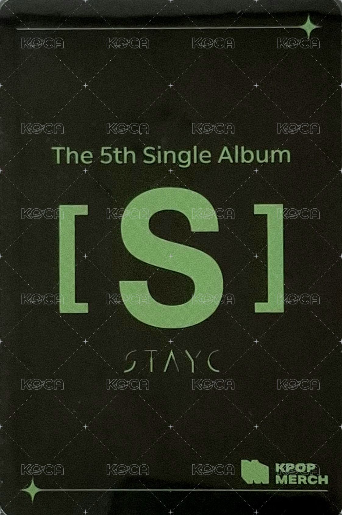 S KMStore 特典卡 仙子 ver. 背面