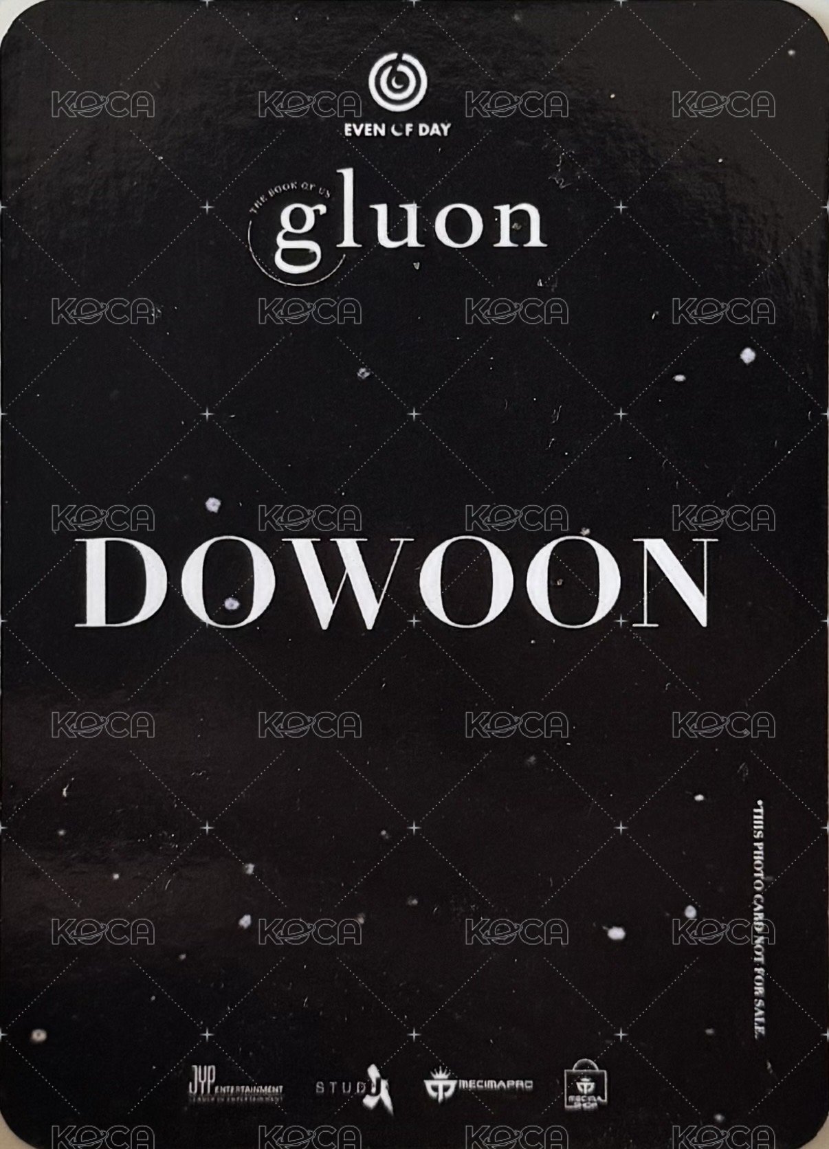 EOD 迷一 Mecima 特典卡  背面