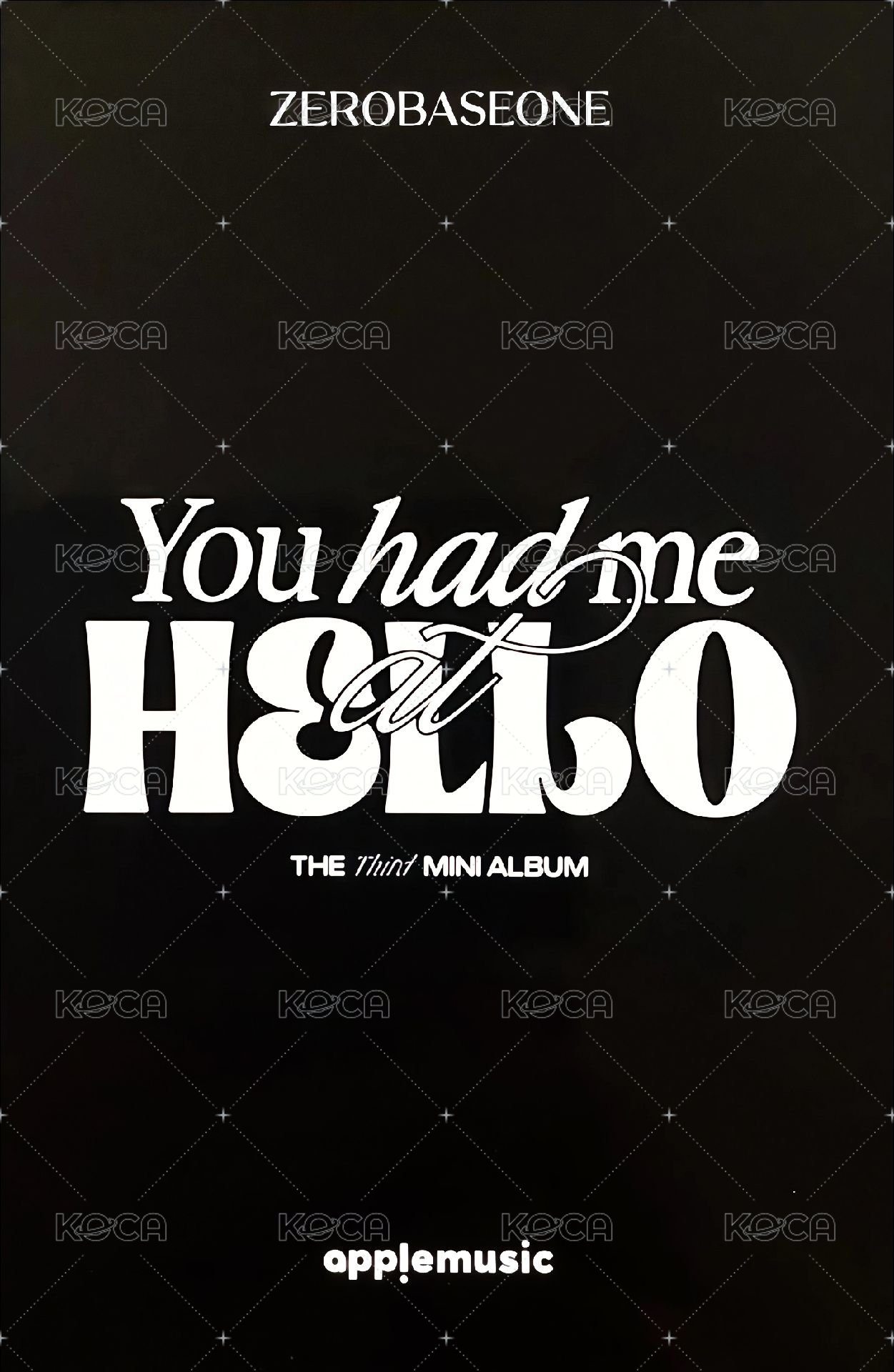 迷三 am 特典卡 熊貓 ver. 背面