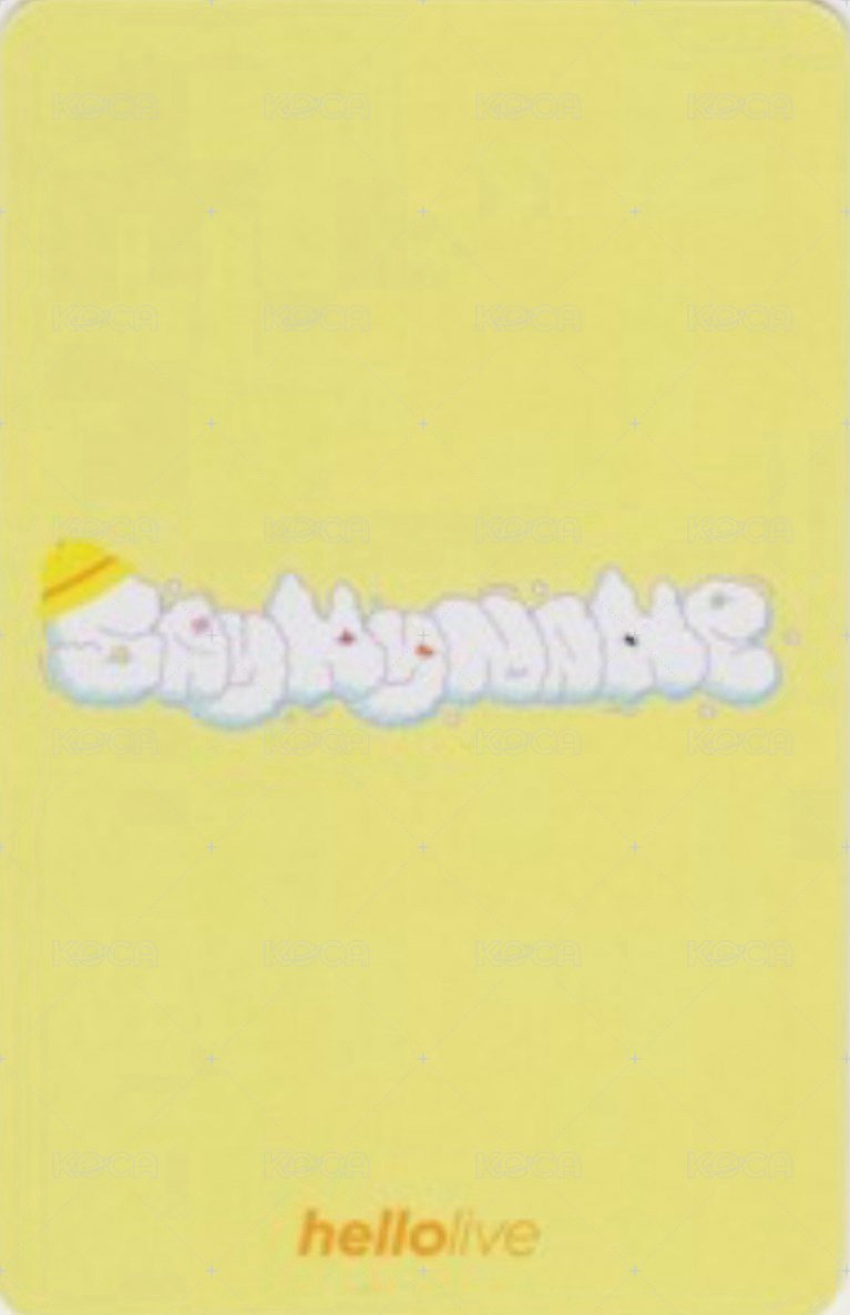 迷二 hl 4.0 簽售卡 ver.小黃帽 背面