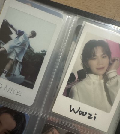 seventeen woozi 綠衣勳 +雨衣克拉盤隨機卡（綁圖二）