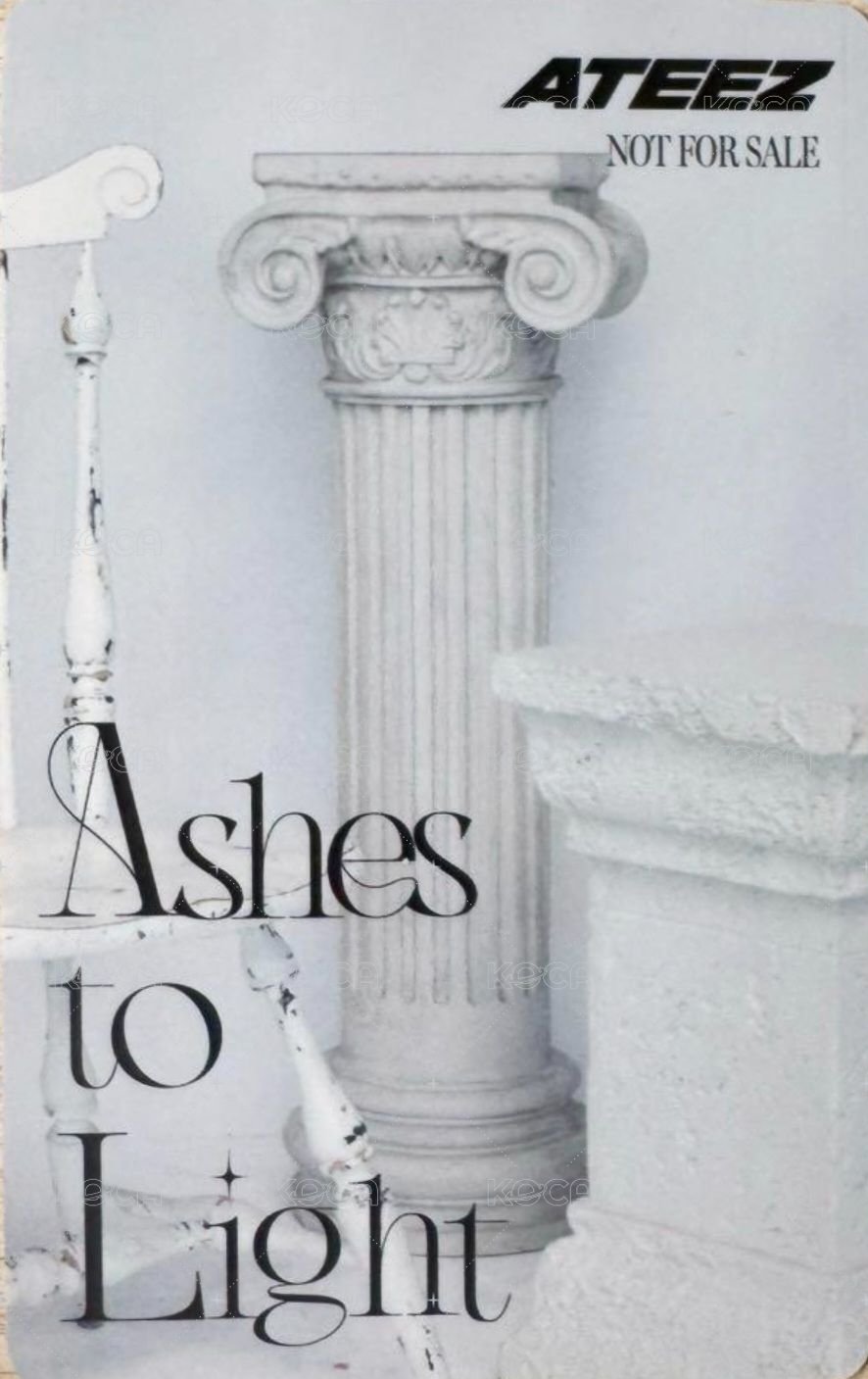 Ashes to Light 塔店 渋谷店限定 幸運卡  背面