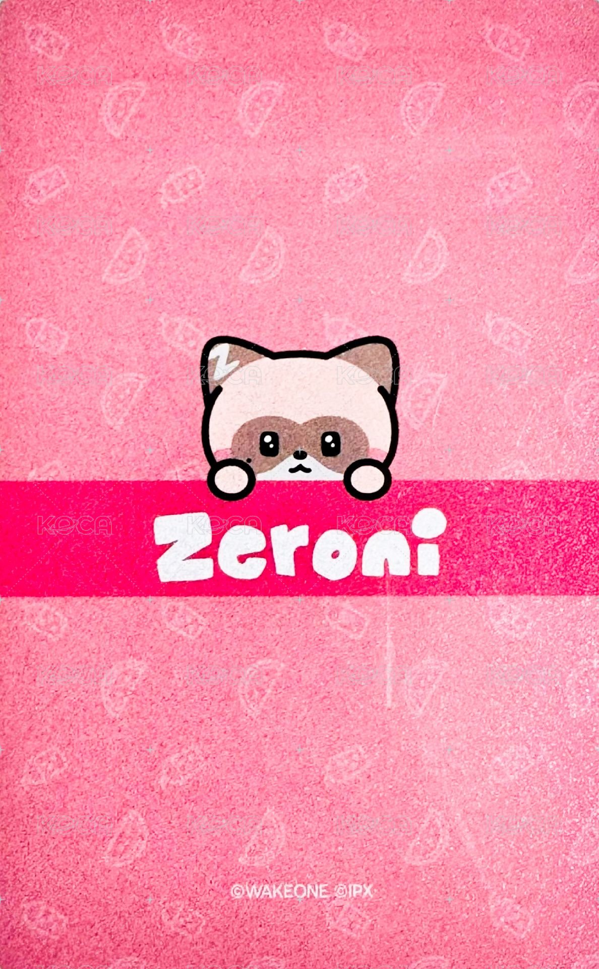 wvs zeroni 周邊卡 香氛隱藏款 背面