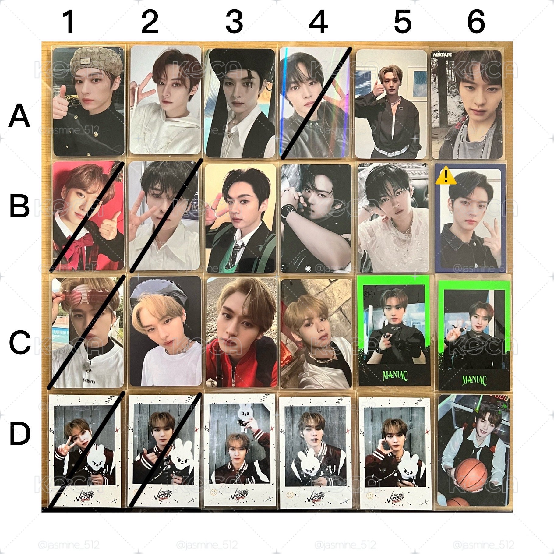 Stray Kids Lee Know 李旻浩小卡2/3