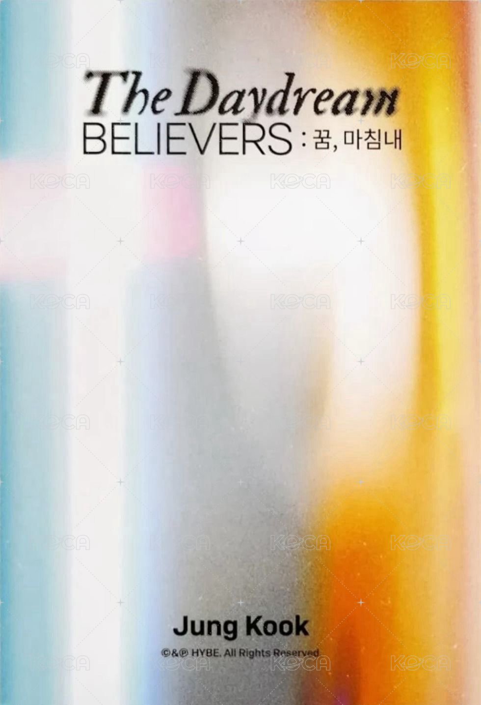 Daydream展 周邊卡  背面