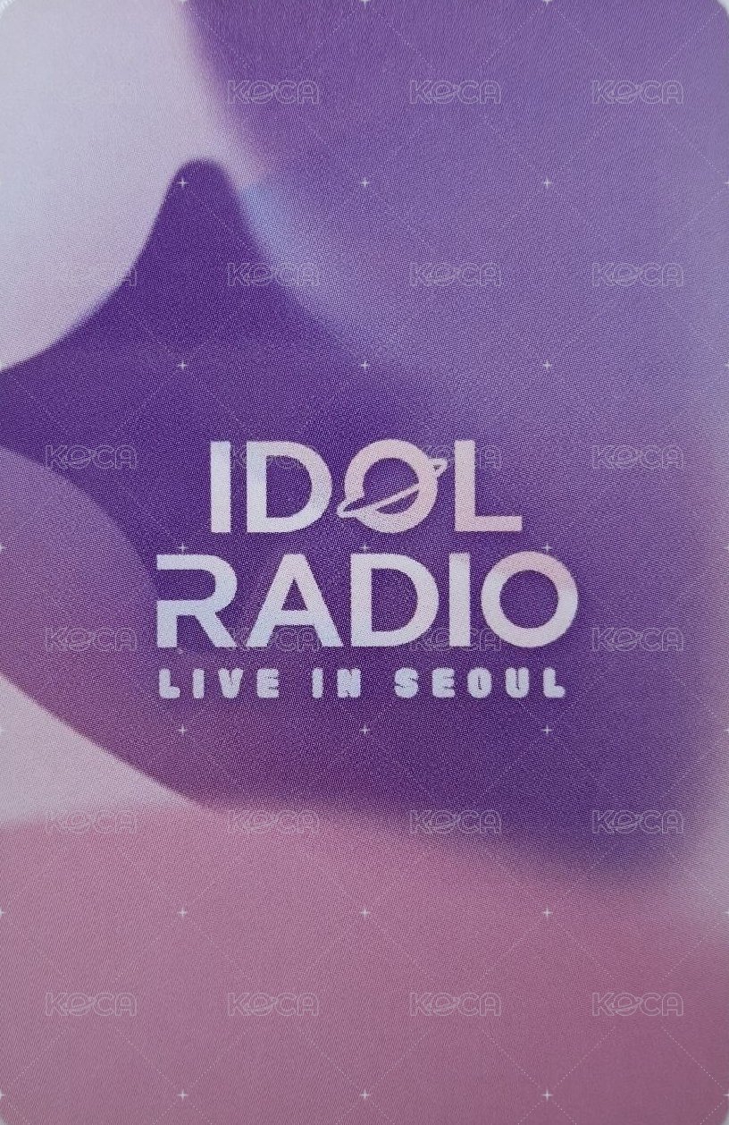 IDOL RADIO CONCERT 直播卡  背面