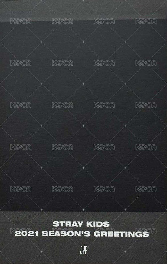 2021 年曆 jyp 特典卡  背面