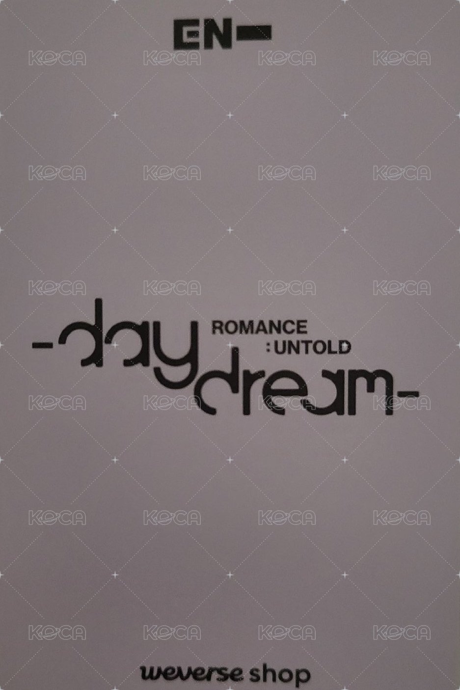 正二後續 wvs 特典卡  背面